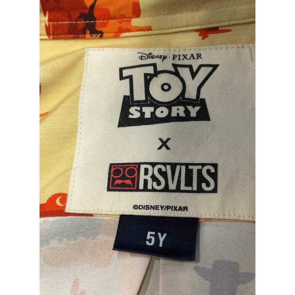 RSVLTS Toy Story Woody & Jessie Button Up Shirt Size 5 - Picture 3 of 3